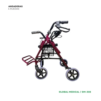 Andadera de 4 ruedas GM-308