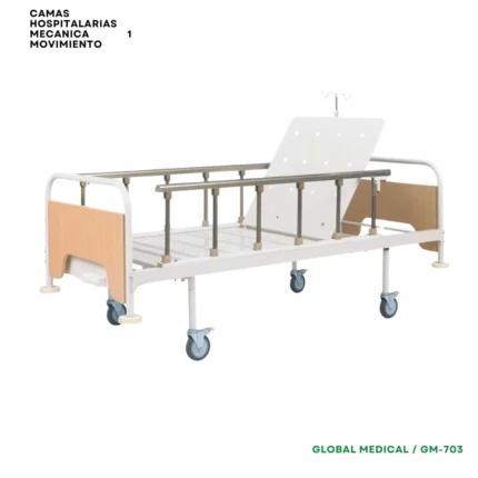 Cama hospitalaria manual GM-703 de una función Global Medical